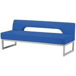 ロビーチェア RD-15(1500X620X620) コバルトブルー ニシキ工業