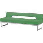 ロビーチェア RD-18(1800X620X620) カーキグリーン ニシキ工業