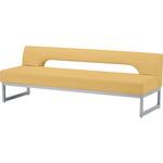 ロビーチェア RD-18(1800X620X620) マスタードイエロー ニシキ工業