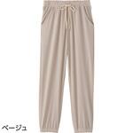 822184 さらさらストレッチ総ゴムパンツベージュL ケアファッション