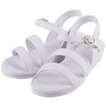 2バンドサンダル L(23.5-24.0CM) ホワイト ファーストレイト