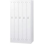 SLDW更衣ロッカー(5人用) SLDW-5-D(ホワイト) 生興