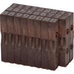 連結数字スタンプ 月日A シヤチハタ