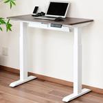 山善 昇降デスク 電動 昇降式 スタンディングデスク　120 電動昇降デスク メモリー機能付き スリム 幅100/120/140 奥行50 高さ71