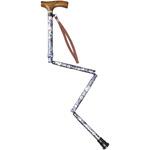 すべりにくい杖 伸縮折りたたみ式 75095(コン ハナ) オオサキメディカル