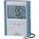 デジコンフォⅡ(デジタル湿度計/内・外温度計) エンペックス気象計