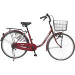 防災サイクル 24型 ノンパンク シティサイクル 【完成組立品】 東部