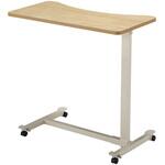 エコノミーベッドサイドテーブル TB-BST-0285(キャスター) ナチュラル 松吉医科器械
