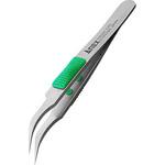 215 ラバーグリップ付 ステンレスピンセット 先細鷲型 ANEX