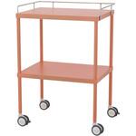 カラーセレクトワゴン(手摺付) MY-CSW01-OR(オレンジ) 松吉医科器械