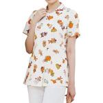 レディスジャケット半袖 ANP058-40(ランダムガラ) 3L KAZEN