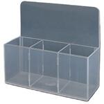 バイアルケース(3区分) KK-420-03-00S(クリア) ケルン