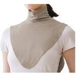 ネックカバー(ぴったりタイプ) NP9005(フリー)ローズグレー グンゼ