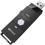 抗ウイルス・抗菌ポータブルSSD USB3.2(Gen1) Type-A スティック型 GB ブラック BUFFALO(バッファロー)