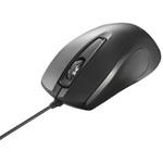 3ボタン 有線 BlueLED 高耐久 抗菌 マウス ブラック BUFFALO(バッファロー)