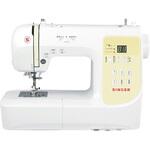 コンピュータミシン (ワイドテーブル/フットコントローラー/サイドカッター/テフロン押え/12色糸セット付き) SINGER(シンガー)[縫製用品]