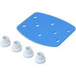 シャワーチェア用 座部クッション&脚キャップ YS-7001SN専用 YAMAZEN(山善)