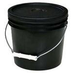 ポリ密閉容器(トスロン) 4L(202X184MM) ブラック トスロン