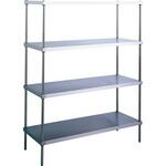 スーパーソリッド キャニオンシェルフ(SUS304・ベタ棚タイプ) 高さ2200mm キャニオン