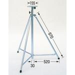 回転灯用三脚(回転灯・EDライト 兼用) つくし工房