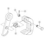 水平横吊りクランプ カム スーパーツール