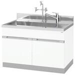 実験用流し台 電気温水器内蔵 DWAシリーズ アズワン