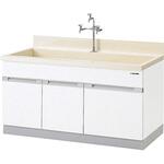 実験用流し台 硬質PVC 塩化ビニル樹脂 DPAシリーズ アズワン