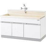 実験用流し台 硬質PVC 塩化ビニル樹脂 DPBシリーズ アズワン