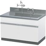 実験用流し台 緊急用洗眼器付き DWAシリーズ アズワン