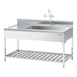 実験用流し台 片側水切りタイプ DSEシリーズ アズワン