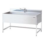 実験用流し台 三方枠タイプ・シンク深型 DSAシリーズ アズワン