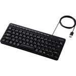 有線キーボード 静音 テンキーレス 日本語配列 USB接続(USB-A) AI起動キー搭載 排水機構 メンブレン エレコム