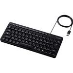 有線キーボード 静音 テンキーレス 日本語配列 USB接続(USB-A) AI起動キー搭載 排水機構 メンブレン エレコム