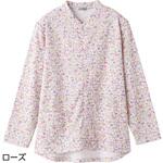 820597 ロングファスナーTシャツローズLL ケアファッション