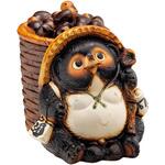 笑う狸に水来る カクダイ