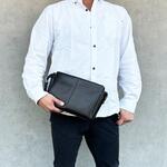 ソフト牛革ハンドル付きポーチ HAMILTON