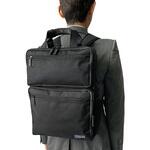 取っ手付きスリムビジネスリュック 平野鞄