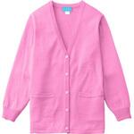 レディスカーディガン丈長 220-93(ピンク) S KAZEN