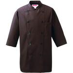 兼用コックシャツ 421-76(ブラウン) SS KAZEN