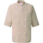 兼用コックシャツ 421-72(ベージュ) SS KAZEN