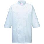 兼用コックシャツ 421-70(オフホワイト) SS KAZEN