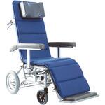 リクライニング車いす(介助用) RR60N(アルミセイ) ラベンダーNo．114(アクリル) カワムラサイクル