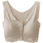 前あきハーフトップ さらっとタイプ NP2055(L)ノーブルセピア グンゼ