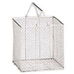 洗浄カゴ(角型)SS W200XD200XH200MM 三和化研工業