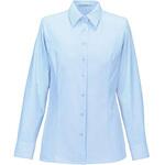 長袖シャツブラウス 19号 EWB875-56(サックス) カーシーカシマ