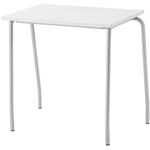 樹脂天板パーソナルテーブル(固定脚) TT-16F-WH(ホワイト) ノーリツイス