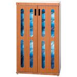 殺菌線ロッカースリムエイトワイド木目 DM-SLW-M(タイマーナシ) 大信工業