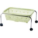 脱衣カゴ DP-15(キャスターツキ) グリーン 大信工業