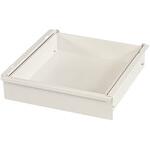 ラボテーブル用スライドキャビネット UC1-W(アイボリー) 山金工業