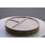 ウッド カフェプレートラウンド ACACIA